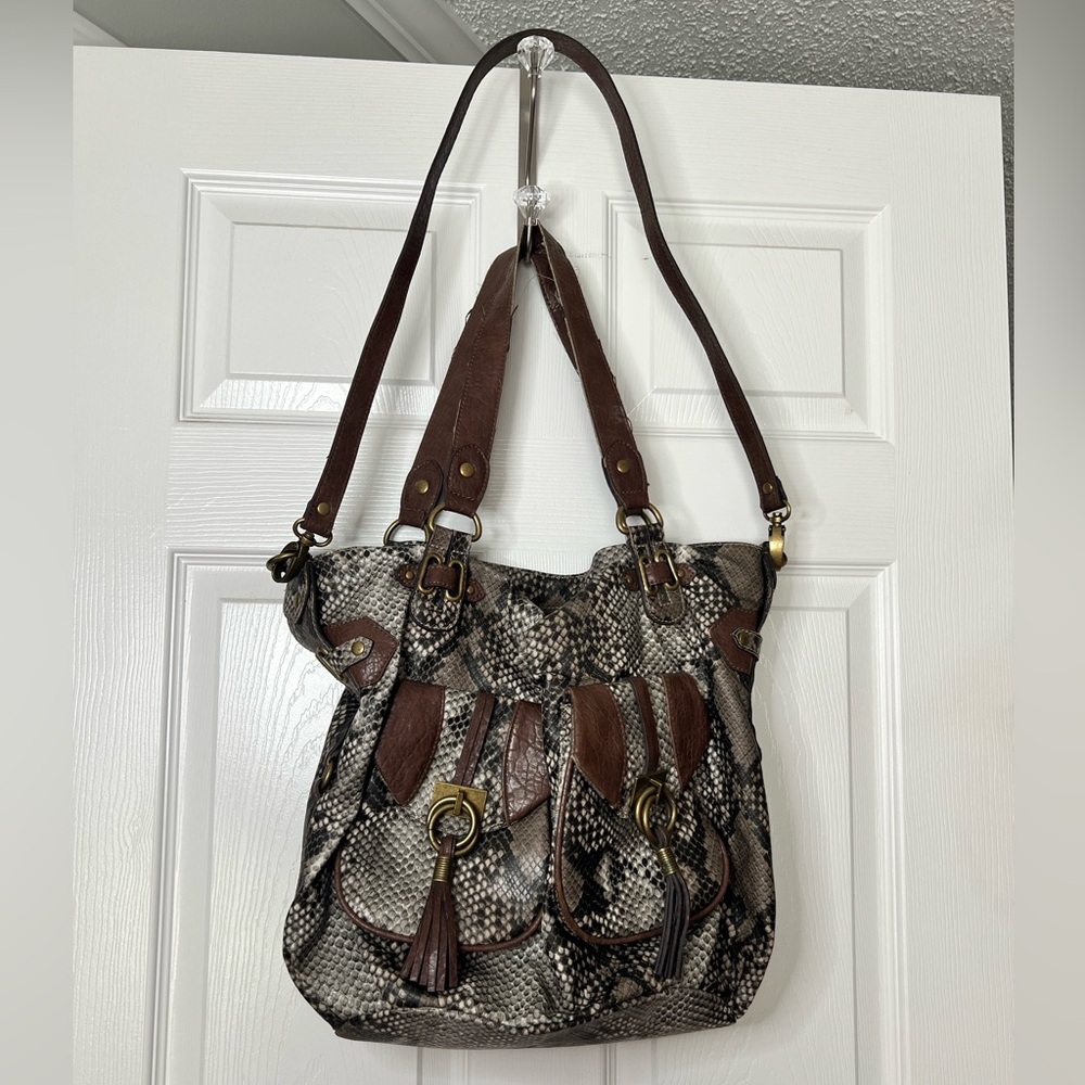 Jessica Simpson snake skin purse